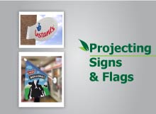 Projecting Signs & Flags